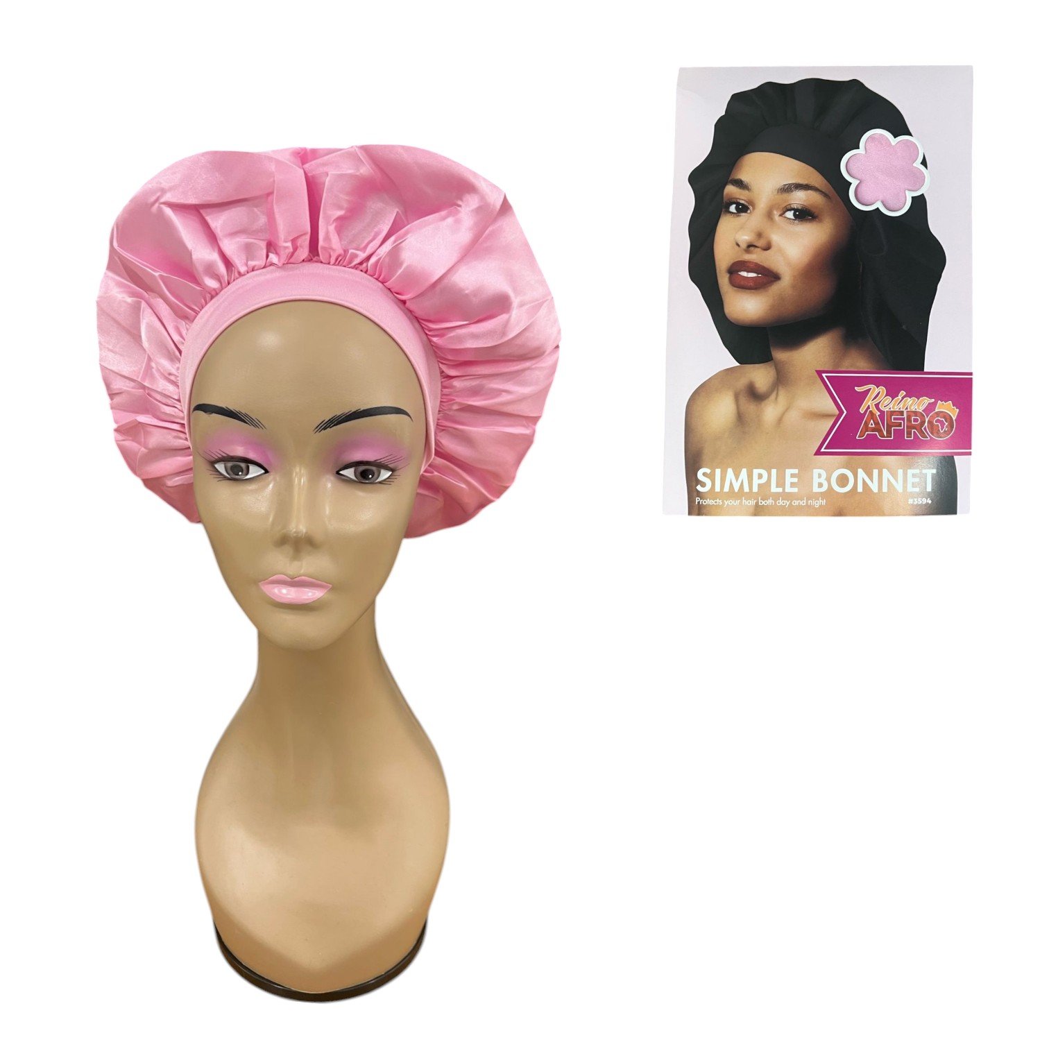 R.A Simple Bonnet  Rosa